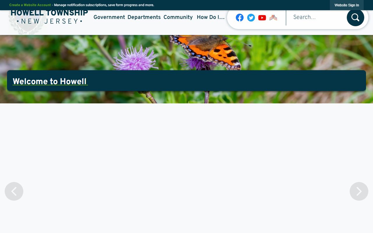 Howell Township clerk registrar office for death index records