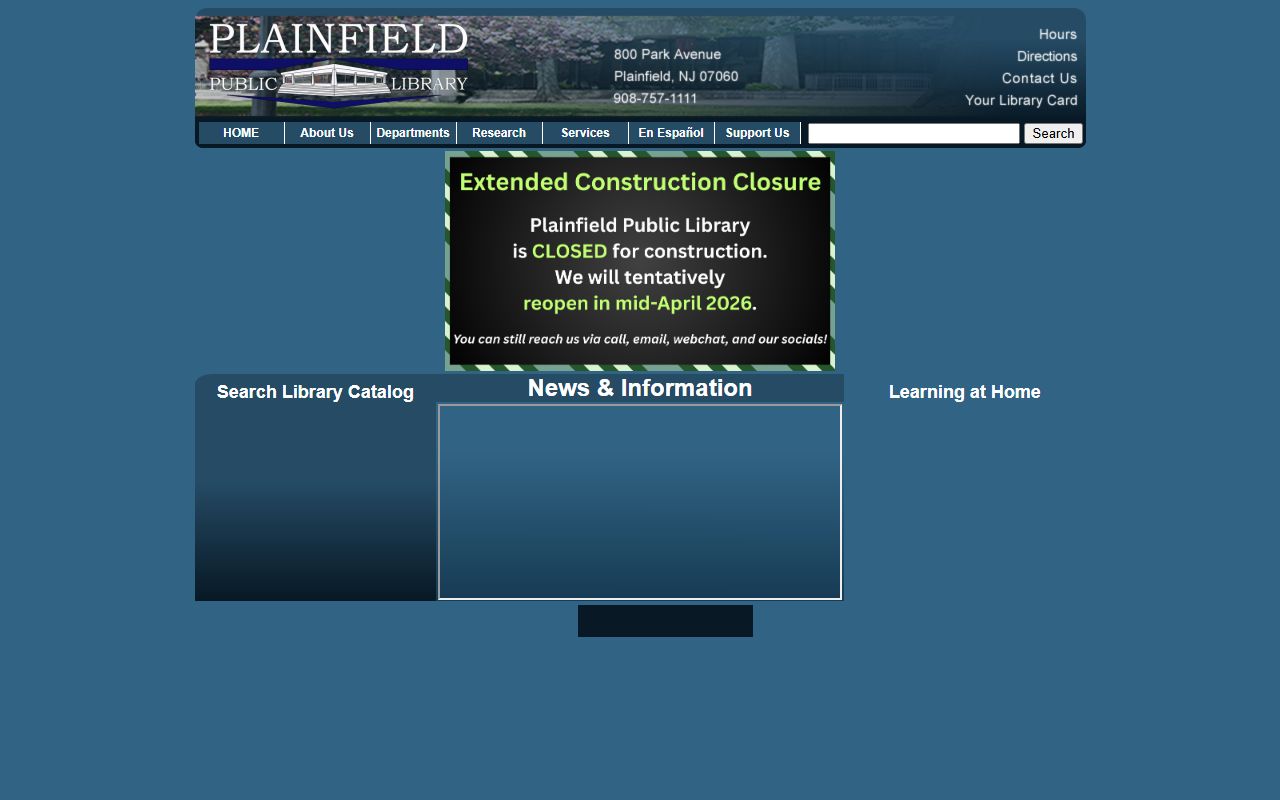 Plainfield Public Library resources for death index and genealogy research