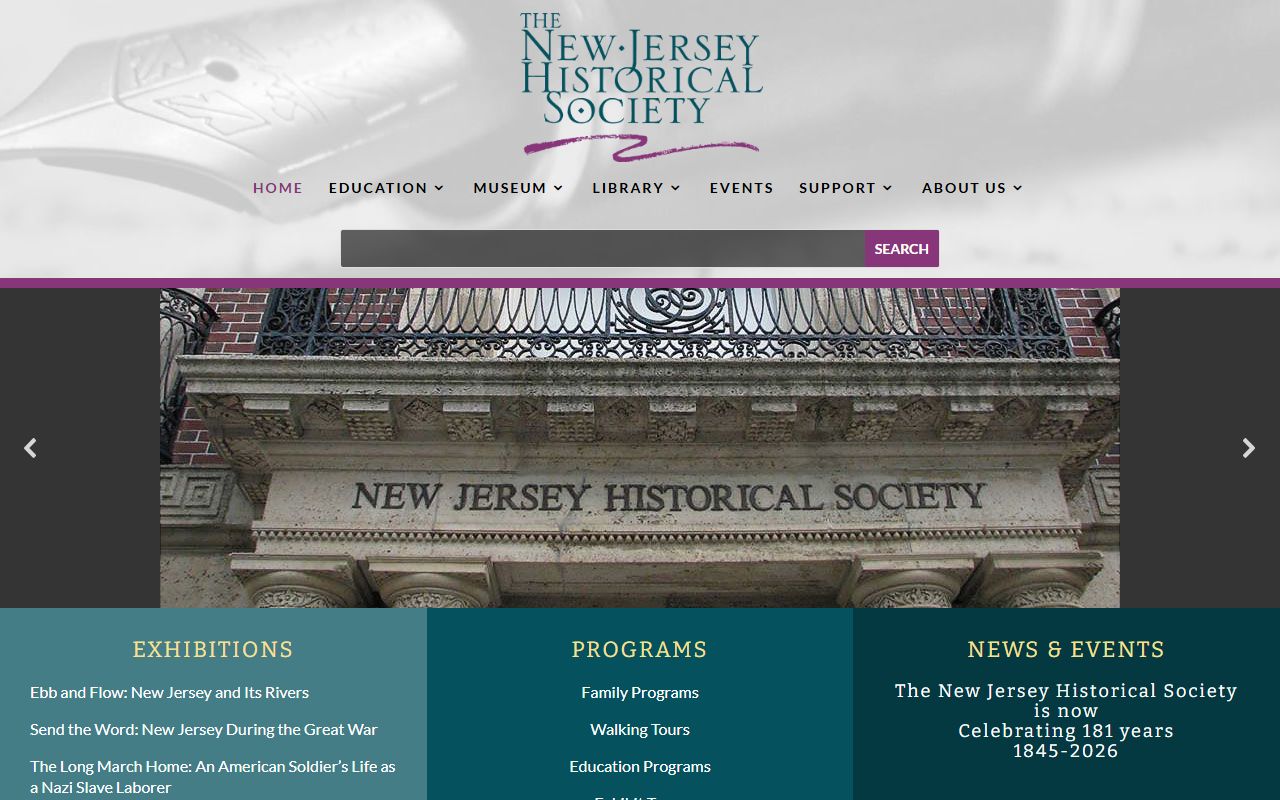 New Jersey Historical Society Essex County death records