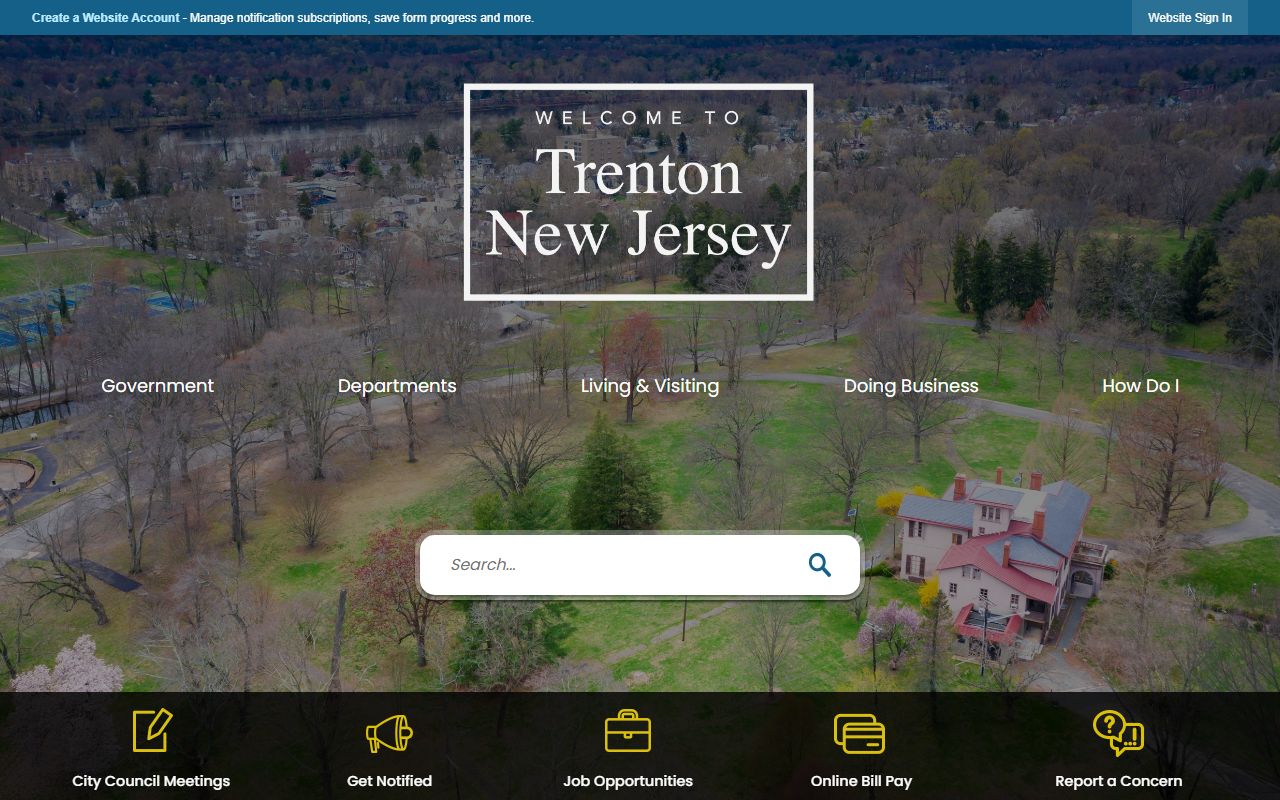 Trenton vital statistics office supporting Mercer County death index records